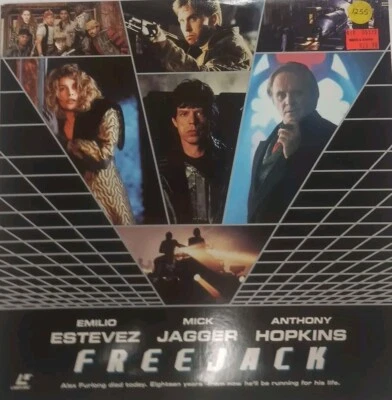 Freejack (1992) Widescreen LaserDisc Emilio Estevez Anthony Hopkins Mick Jagger - Image 1 of 2