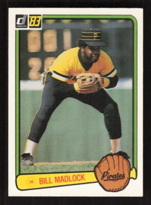 1983 Donruss #311 Bill Madlock Pittsburgh Pirates - Image 1 of 2
