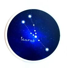 Astrology Zodiac Stars in the Sky TAURUS 2 1/2" Diameter Durable Vinyl Sticker