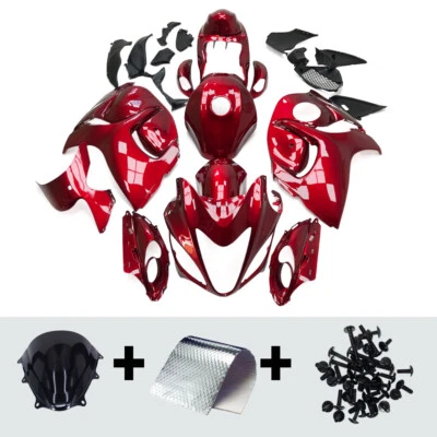 Fairing for Suzuki GSXR1300 Hayabusa 2008 2009 2010-2016 2020 Candy Red Fairings - Image 1 of 4