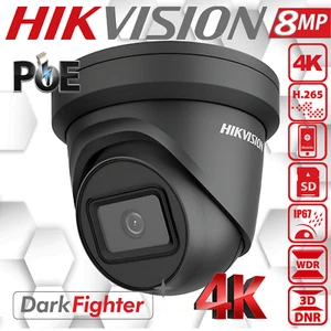 HIKVISION 4K DarkFighter 8MP Turret CCTV Network IP Camera 8MP H.265+ Outdoor UK - Picture 1 of 14