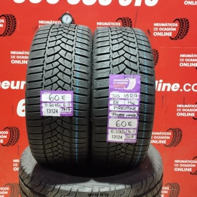 2X 205 45 R17 88HXL FIRESTONE WINTER HAWK3 M+S* 6.2/6.0Mm REF:13124 - Bild 1 von 4