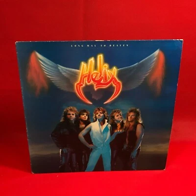 HELIX Long Way To Heaven 1985 vinyl LP Deep Cuts the Knife Kids Are All Shakin' - Image 1 of 4