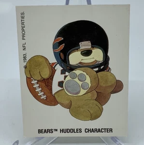 1983 RARE Panini Sticker Vintage NFL Huddles Mascot Chicago Bears - Picture 1 of 1