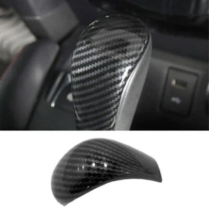 For Nissan Rogue Sport 2017-2022 Carbon fiber Gear Shift Knob Cover Molding Trim - Picture 1 of 7