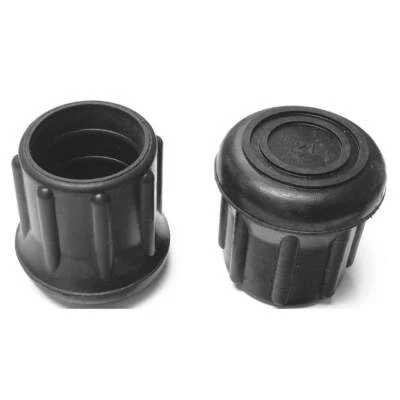 GRAINGER APPROVED LTB 21B Furniture Protective Leg Tips,1 1/8"Dia 18AD81