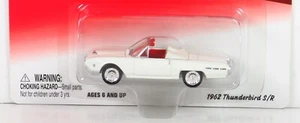 Ford 62 Thunderbird 1962 Johnny Lightning 2001 Ragtops S/R T-Bird blanco 1:64 - Imagen 1 de 5