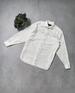 Christian Dior Monsieur Pur Cotton Button Up Dress Shirt Size 42 16.5 White - Picture 1 of 24
