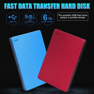 USB 1/2/4/6/8/10/12TB External Hard Drive Compact Size High-Speed Transmission - Afbeelding 1 van 59