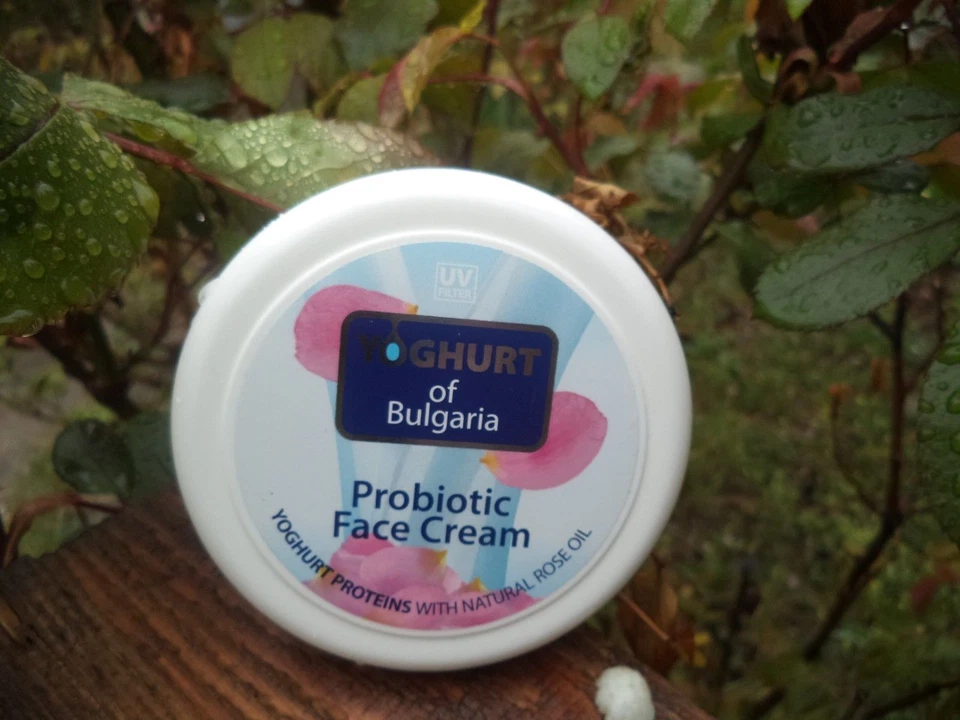 Probiotic Face cream, YOGHURT of Bulgaria with rose oil 100 ml,all skin types,UV - Image 1 of 2