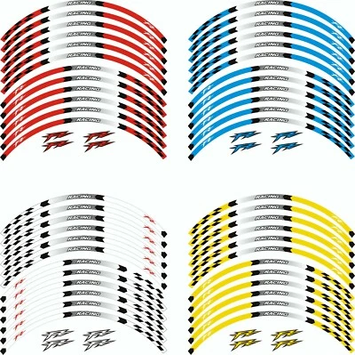 Cinta adhesiva de cinta con rayas de llanta de 17` para Yamaha FZ 1/6/600/700/10/16/07/09 Foto 1 de 4