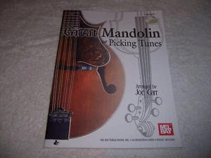 Mel Bay Presents Great Mandolin Picking Tunes by Joe Carr pb songbook with CD - Foto 1 di 4