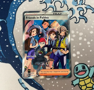 Friends in Paldea 137/131 Full Art Holo Prismatic Evolutions Pokemon Card NM - Image 1 of 3