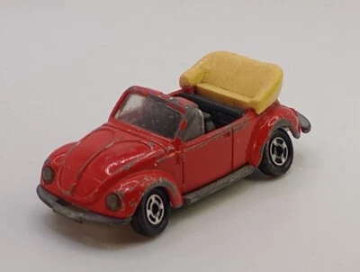 De colección. Tomica Tomy 1977 coche de bolsillo n.º F20 Volkswagen convertible 1/60 rojo Japón Foto 1 de 4