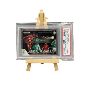 2014 Panini World Cup Prizm #1 CRISTIANO RONALDO Aerial Assault PSA 10 - Bild 1 von 3