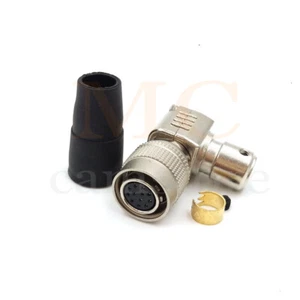 HR10A-10P-12S Hirose 12 pin Elbow Female Power Compatible Connector Sony Cameras - Picture 1 of 6