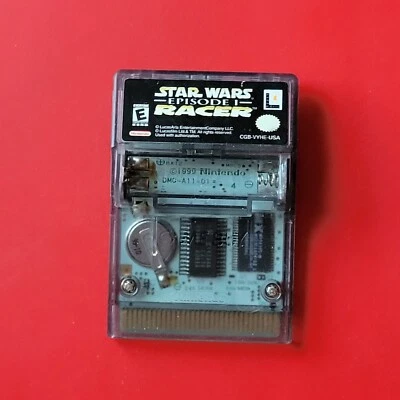 Star Wars Episodio I - Racer Game Boy Color Auténtico Guarda Rumbles Sin Cubierta Foto 1 de 4