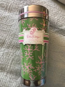 NEW Lilly Pulitzer Thermal Mug Coral Me Crazy - Picture 1 of 8