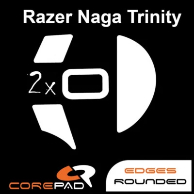 Corepad Skatez Razer Naga Trinity Souris Pieds Patins Téflon Hyperglides