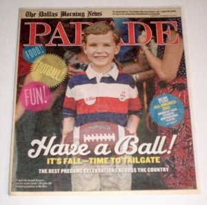 PARADE MAGAZINE ~ October 16, 2011 ~ Have A Ball! Time To Tailgate ~ L-1-3 - Picture 1 of 1