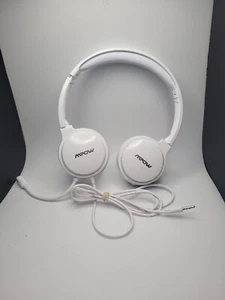 MPOW 071 AUX Headset, White, With Microphone, Perfect Condition - Bild 1 von 4