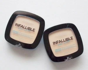 L'Oreal Infallible Pro Glow Longwear Pressed Powder LOT OF 2 New Choose Shade  - Picture 1 of 4