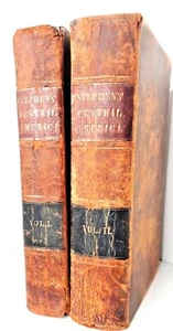 Stephens Central America Volumes 1 And 2 1846 Leather Bound - Imagen 1 de 8