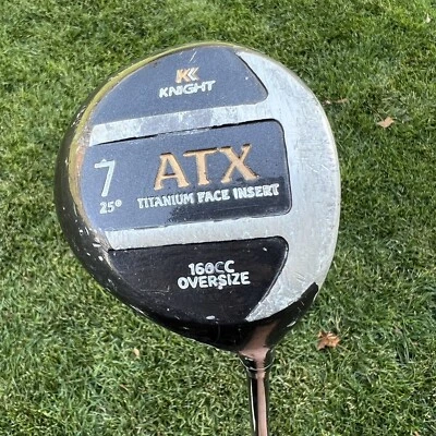 Inserto facial de titanio Knight ATX 160cc gran tamaño #7 25* grafito flexión intermedia Foto 1 de 4