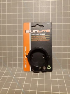 Sunlite Bicycle Seat Post Clamp 34.9 mm Black and Sliver - Picture 1 of 5