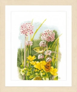 Diy Needlepoint Cross Stitch "A Small Bird" Embroidery Kit. Unprinted Сanvas - Picture 1 of 1