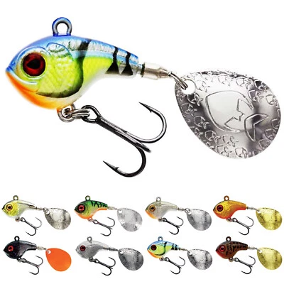 Westin Dropbite Spin Tail Jig 8 12 17 22 g Jigging Weitwurf Jig Spinner Bleifrei - Bild 1 von 4