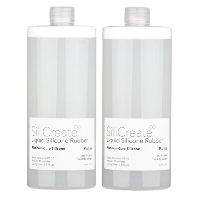 SiliCreate UltraSoft-10 Liquid Silicone Rubber | Prop Making - 1Kg/2Kg/4Kg/10Kg - image 1 of 4
