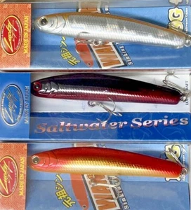 Lápiz de hundimiento LUCKY CRAFT Wander 80 sin labios aleteo minnow- elige el color - Imagen 1 de 83