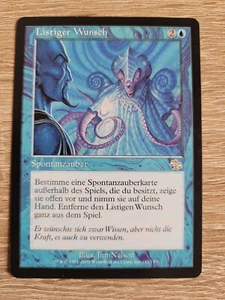 1x Cunning Wish - German - FBB - EDH - Vintage - Modern #1982 - Picture 1 of 2