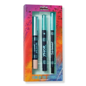 THOR MARVEL LOVE & THUNDER STAR COSMOS 3 PC SET TAN EYE LINER SHADOW BLACK STAMP - Picture 1 of 3