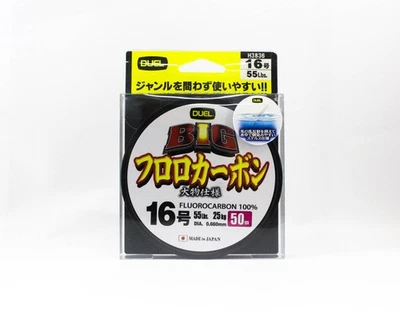 Yo Zuri Duel Big 100% фторуглерод 50 м размер 16 55 фунтов 50 м 0,66 мм H3836 (0726) - Изображение 1 из 4