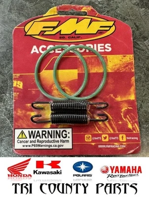 1989-2004 Kawasaki KX250 KX500 FMF Exhaust Spring & O-Ring Kit 011312 - Image 1 of 2