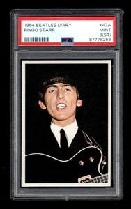 1964 Beatles Diary #47A Ringo Starr George Harrison PSA 9 ST - Picture 1 of 2