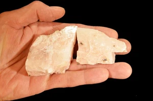 Feldspat 2" 7 Oz 2 Stück Roh Berg Mineral Probe Krone Chakra Heilkristall - Bild 1 von 1