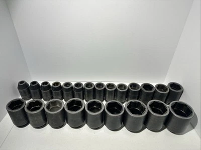23 pc 3/4" Drive 6-Point SAE Flank Drive® Deep Impact Socket Set (9/16-2") - Image 1 of 4