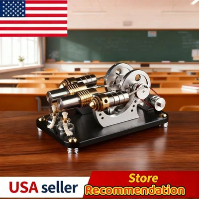M6V2-ZKZT888-manufactures all-metal V2 two-cylinder Stirling engines - Image 1 of 4
