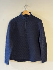 J Crew Stepppullover Half-Zip Farbe Navy für Herren Größe M - Bild 1 von 3