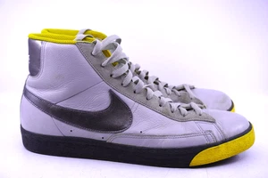 Nike Blazer SP Mid Men's Size 13 Gray Yellow Rare Color 379416-003 Ankle Sneaker - Picture 1 of 7