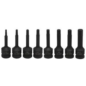 1/2 Inch Shank Metric Socket Wrench with Pin Hole for Secure Attachment - Picture 1 of 37