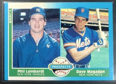 1987 Fleer Phil Lombardi / Dave Magadan Rookie Major League Prospects #648 - Image 1 of 3