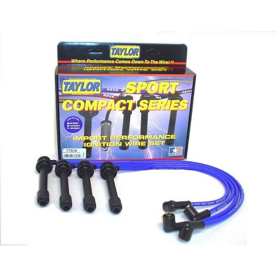 Juego de cables enchufables Taylor 77606; Spiro Pro 8 mm azul para 88-01 Honda 1,5/1,6/1,7/1,8 L Foto 1 de 1