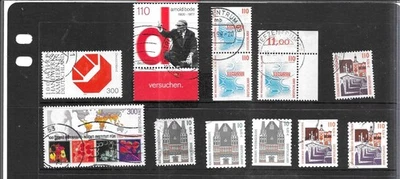 GERMANY 2000. SET 2. SELECTION OF 12. VERY FINE USED. AS PER THE SCAN. - Image 1 of 3