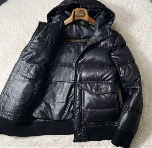 Giacca reversibile Burberry Black Label Nova Check nylon da uomo taglia US S originale