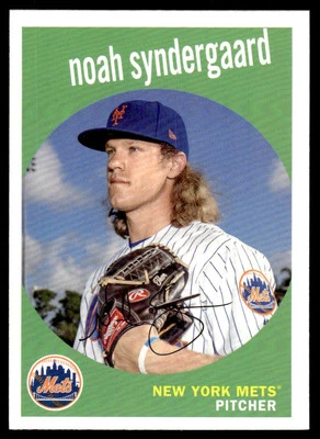 2018 Topps Archives #2 Noah Syndergaard New York Mets Baseball - Image 1 of 2