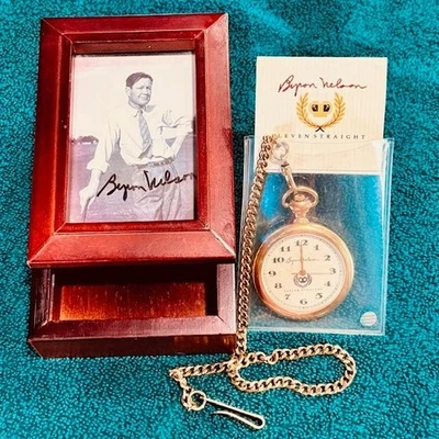 Reloj Bolsillo Byron Nelson "11 Straight Victories" Fósil Nunca Enrollado Foto 1 de 4